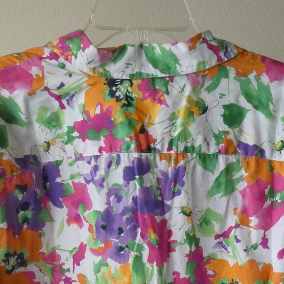 Chaps Long Sleeve Button-up Women 1X Shirt - Picture 5 of 6